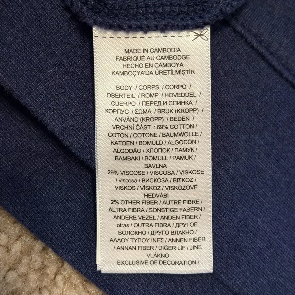 Polo Ralph Lauren Luxury Jersey Quarter-Zip Pullover Aviator Navy Sweater